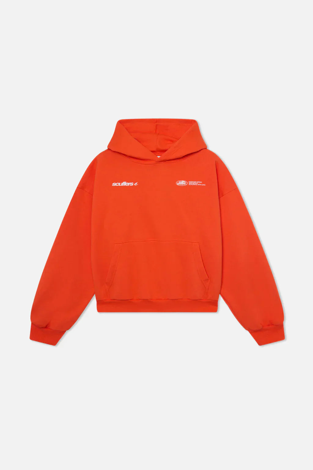 "Comfortabele, stijlvolle vrouwenhoodie in blauw, bordeauxroze; symbool van zelfliefde, ontspannen pasvorm, minimalistisch de
