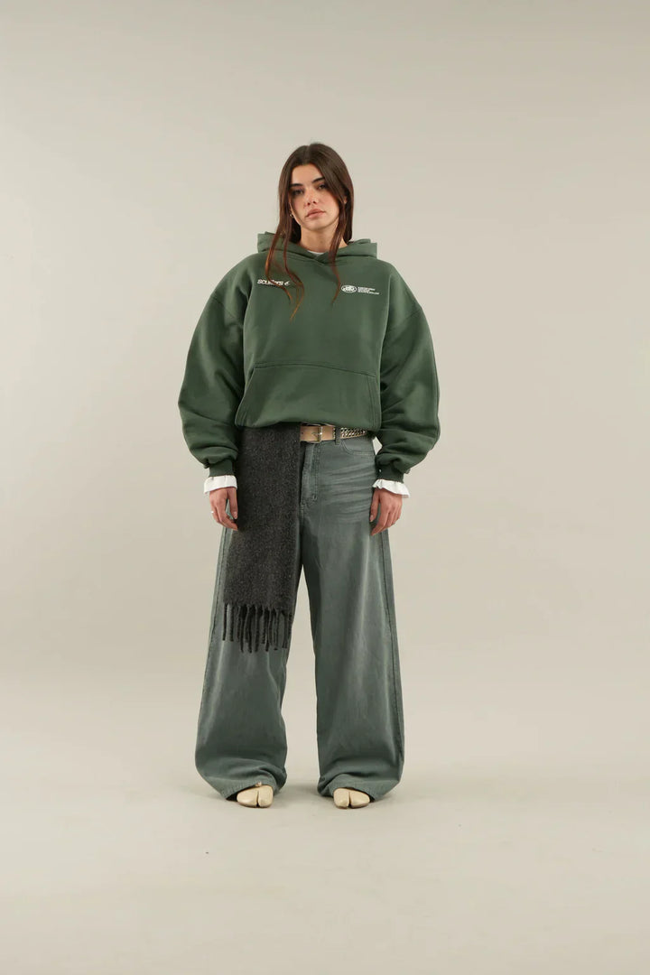 "Comfortabele, stijlvolle vrouwenhoodie in blauw, bordeauxroze; symbool van zelfliefde, ontspannen pasvorm, minimalistisch de