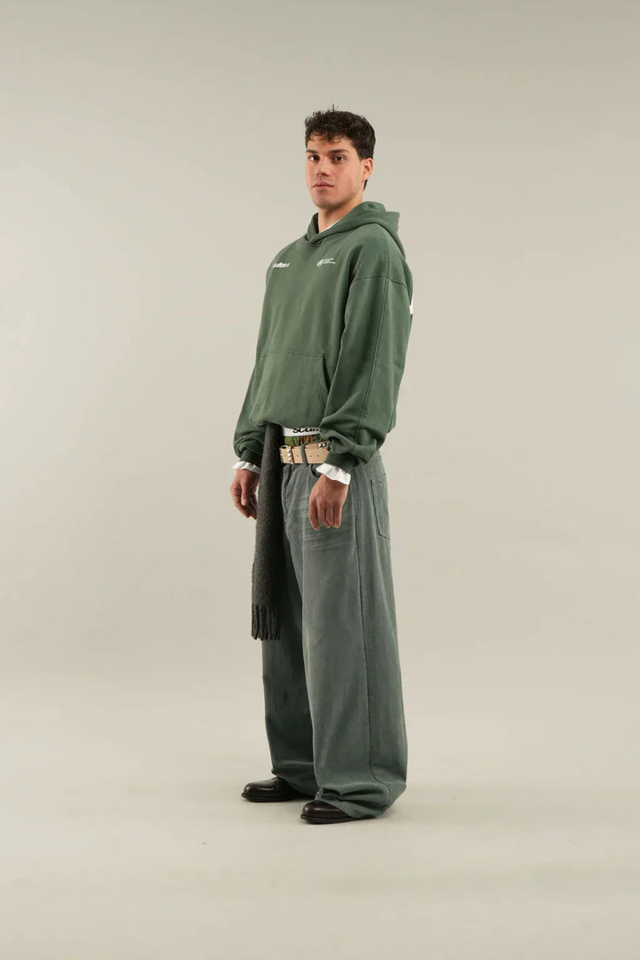 "Comfortabele, stijlvolle vrouwenhoodie in blauw, bordeauxroze; symbool van zelfliefde, ontspannen pasvorm, minimalistisch de