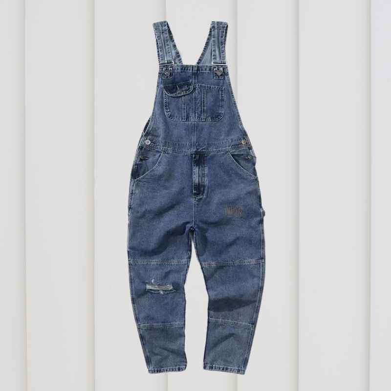 Groene, verstelbare tuin dungarees met zakken en elastische taille voor comfort en duurzaamheid, ideaal voor tuinwerk.