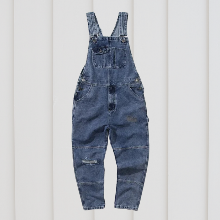 Groene, verstelbare tuin dungarees met zakken en elastische taille voor comfort en duurzaamheid, ideaal voor tuinwerk.