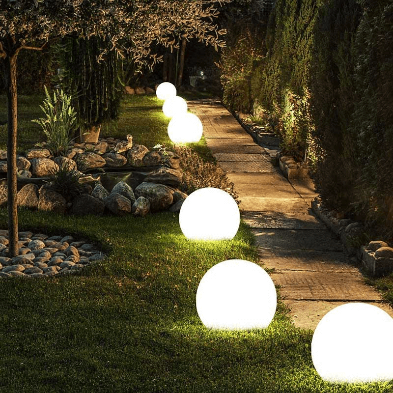 Bolvormige Tuinlamp op Zonne-energie