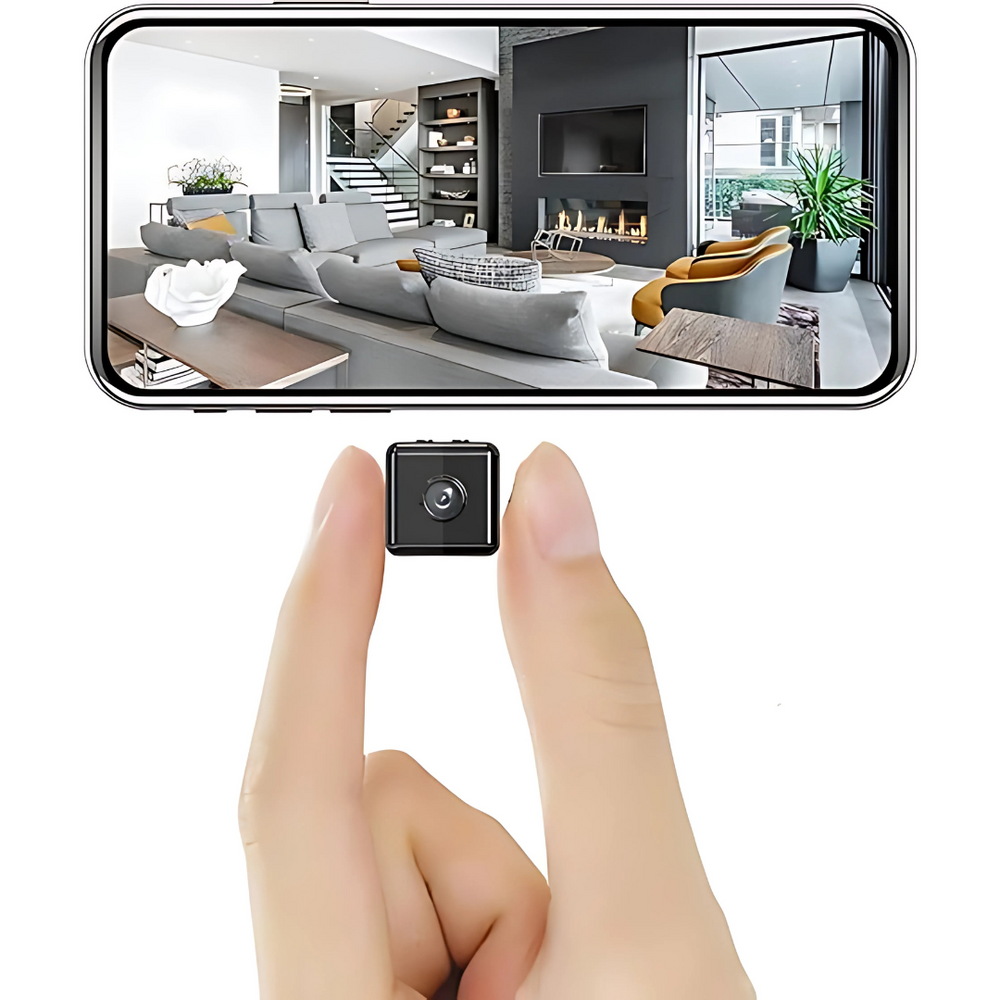 "1080P draadloze WiFi beveiligingscamera met HD-resolutie, eenvoudig te installeren voor binnen en buiten, bedienbaar via app