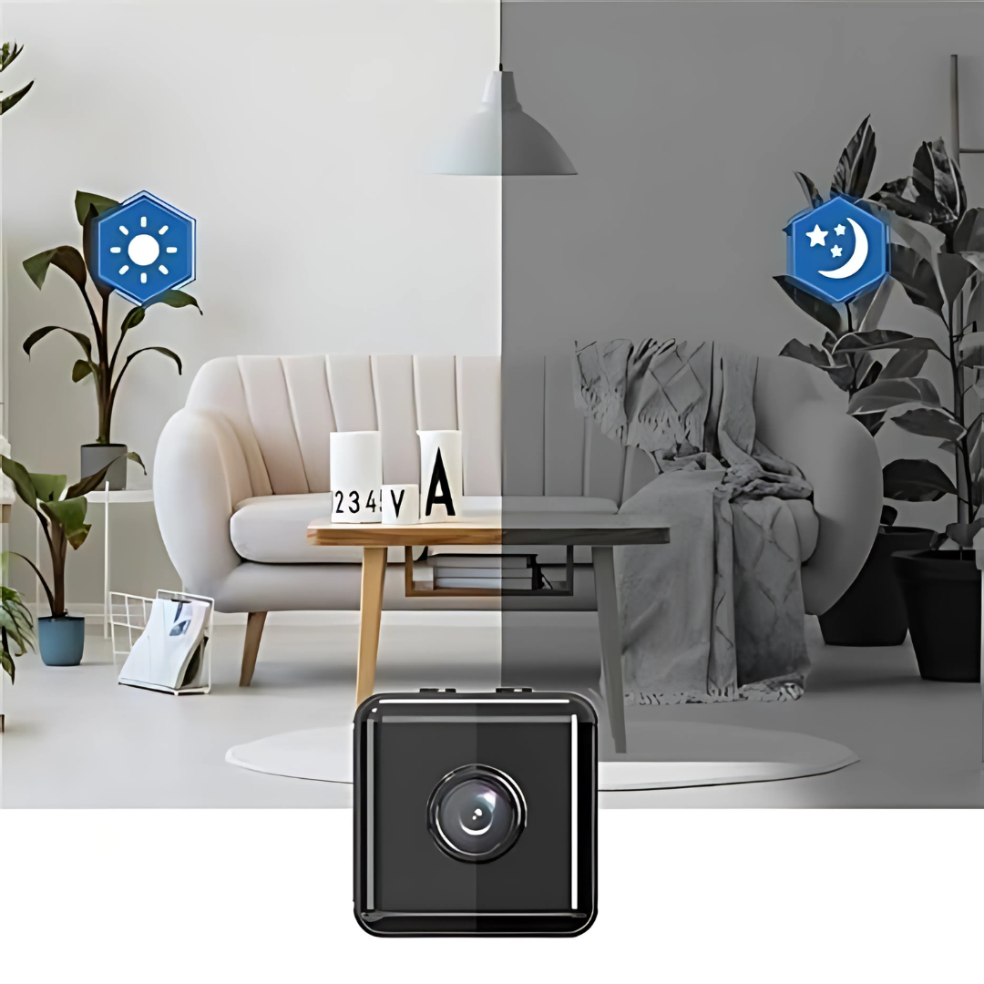 "1080P draadloze WiFi beveiligingscamera met HD-resolutie, eenvoudig te installeren voor binnen en buiten, bedienbaar via app
