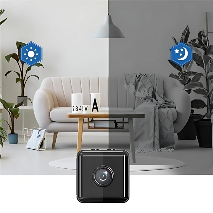 "1080P draadloze WiFi beveiligingscamera met HD-resolutie, eenvoudig te installeren voor binnen en buiten, bedienbaar via app