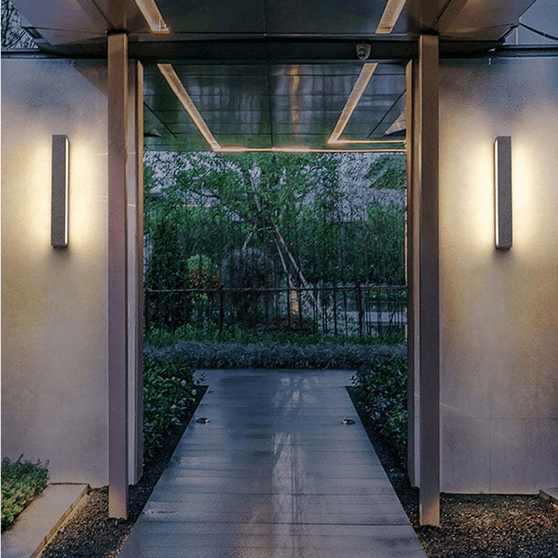 LED Buitenwandlamp - Rechte Hoek Design