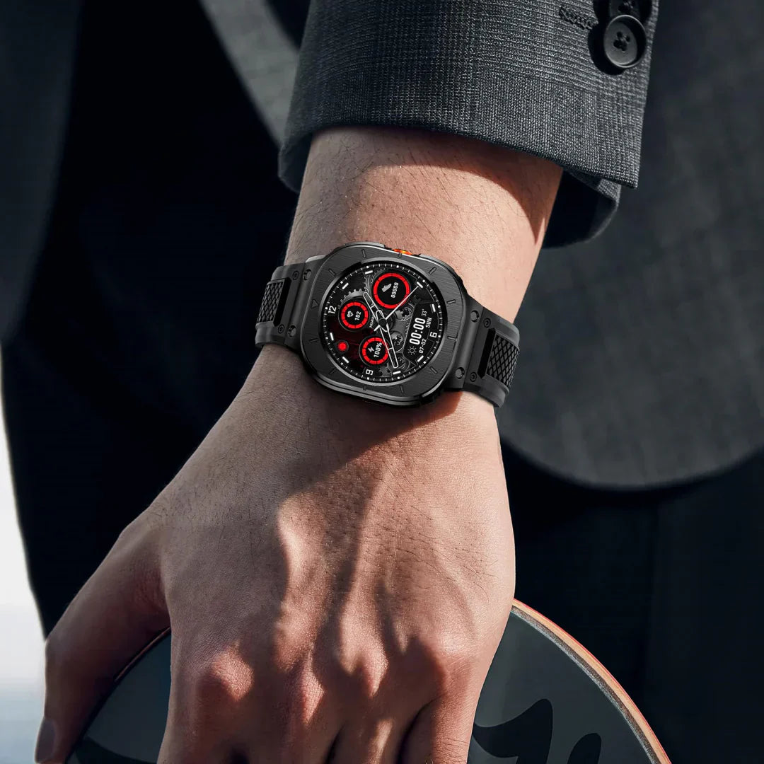 Rugged Roestvrijstalen Behuizingsset voor Samsung Galaxy Watch Ultra