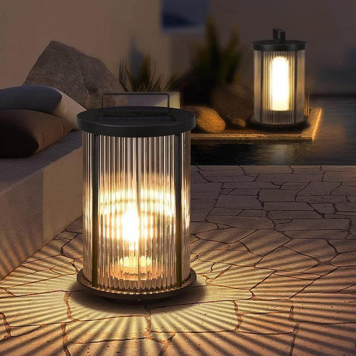 Kristal Glazen Buitenlamp - Solar Energie