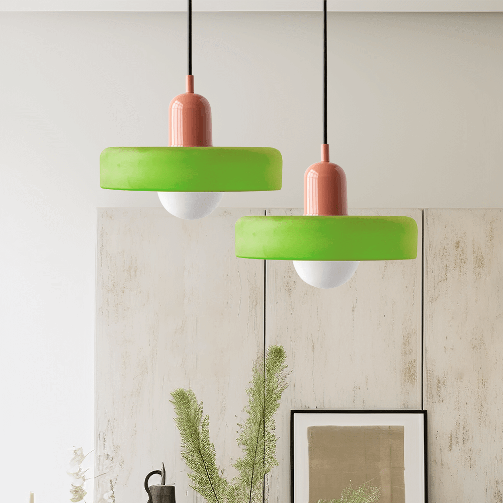 Kleurrijke Glas Hanglamp - Modern Design