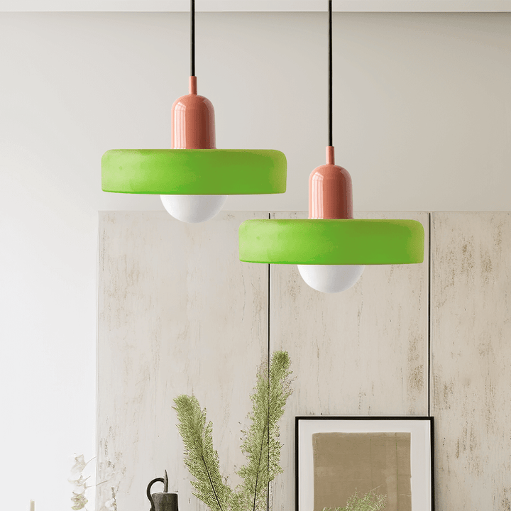 Kleurrijke Glas Hanglamp - Modern Design