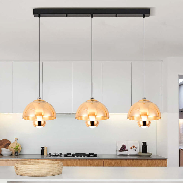 Moderne 3-lichts LED Hanglamp Keuken
