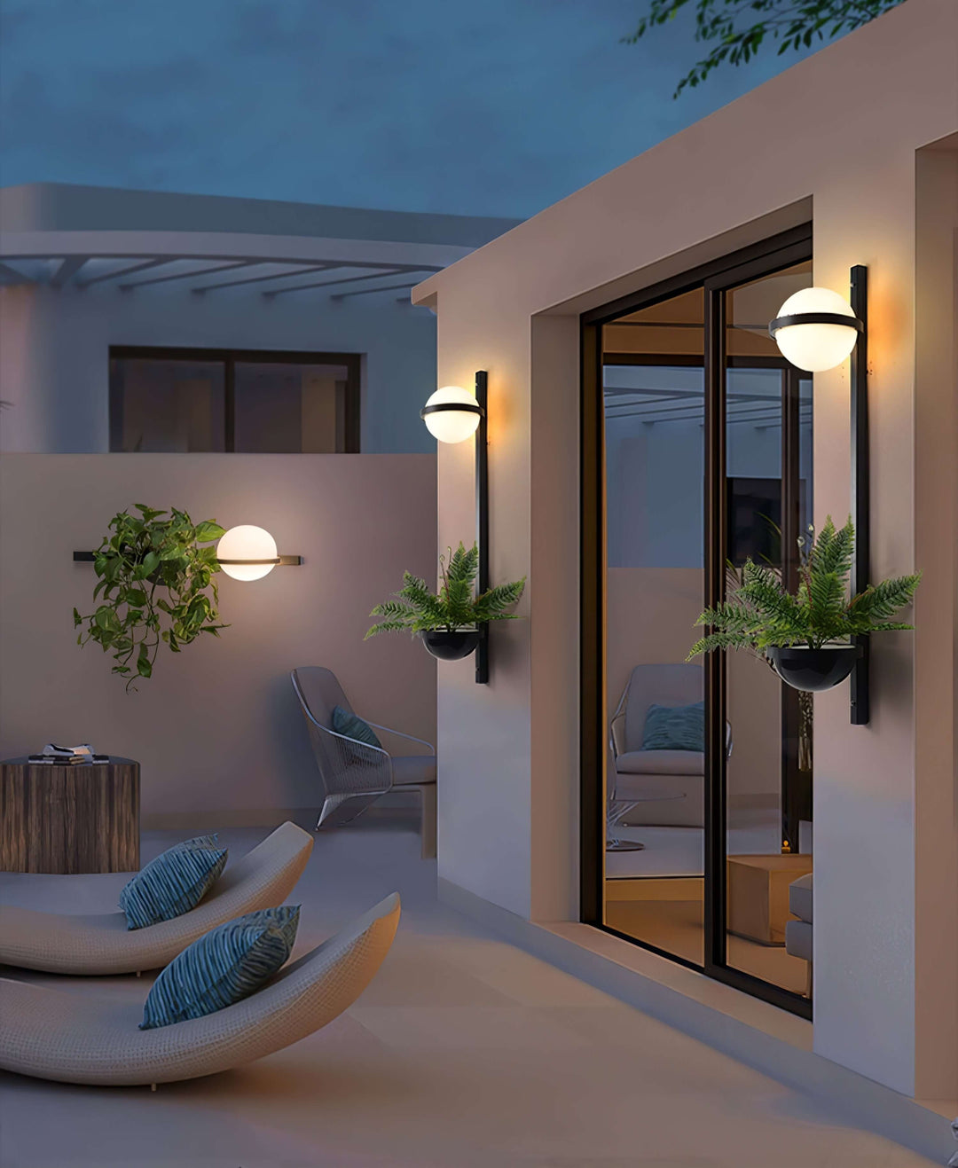 Moderne Buitenwandlamp - Waterdicht