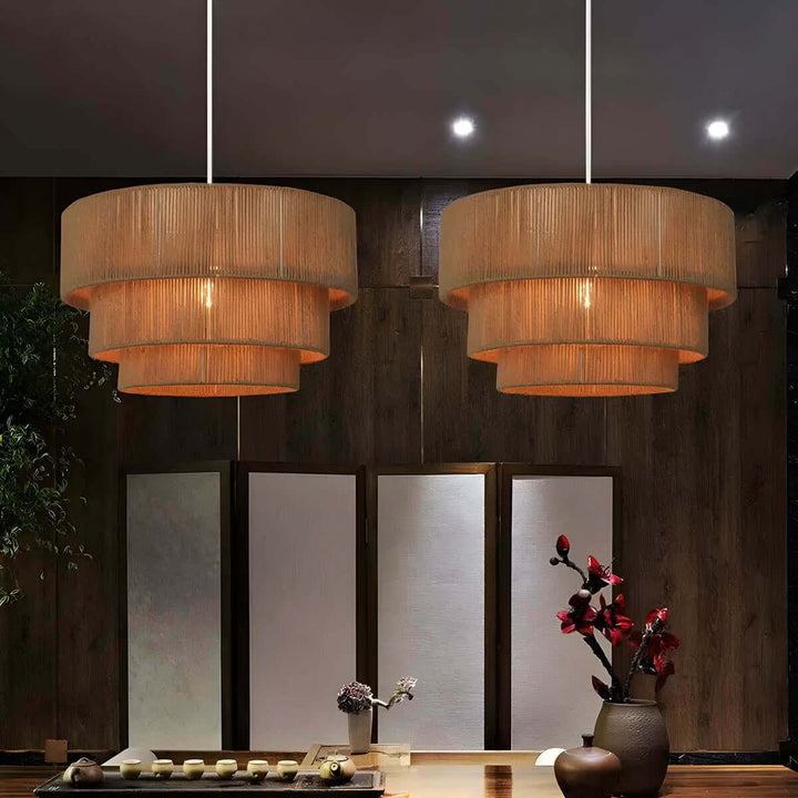 Hanglamp Touw & Metaal - Industrieel Design
