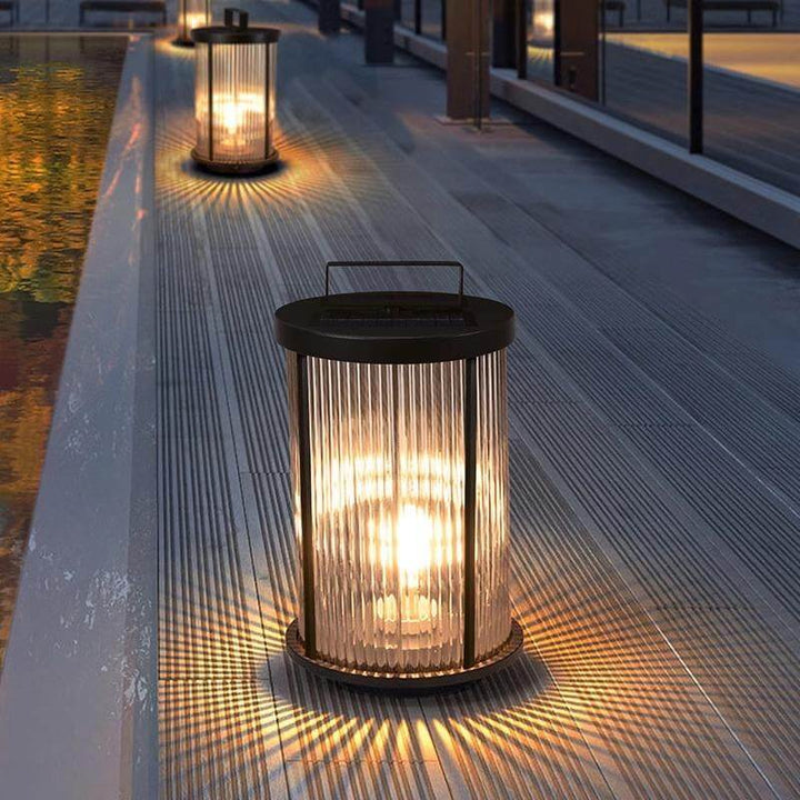 Kristal Glazen Buitenlamp - Solar Energie