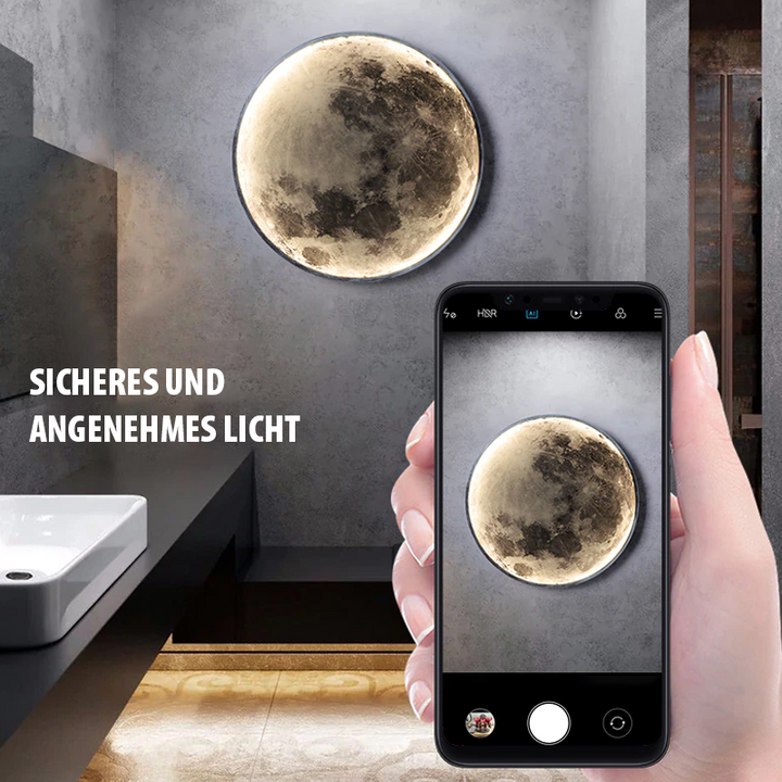"3D-geprinte MoonLamp met realistisch maanontwerp, sfeerverlichting voor ontspanning en romantiek in elke kamer."