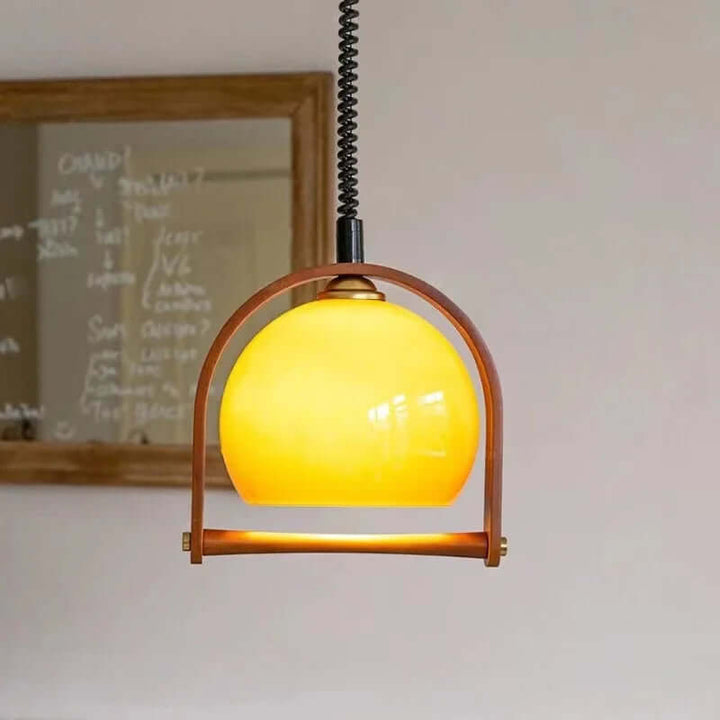 Hanglamp Hout - Bauhaus Design