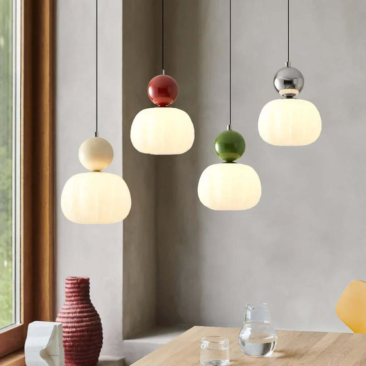 Art Deco Hanglamp - Crème Stijl