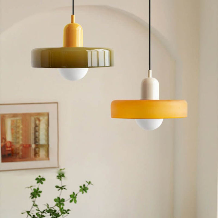 Kleurrijke Glas Hanglamp - Modern Design