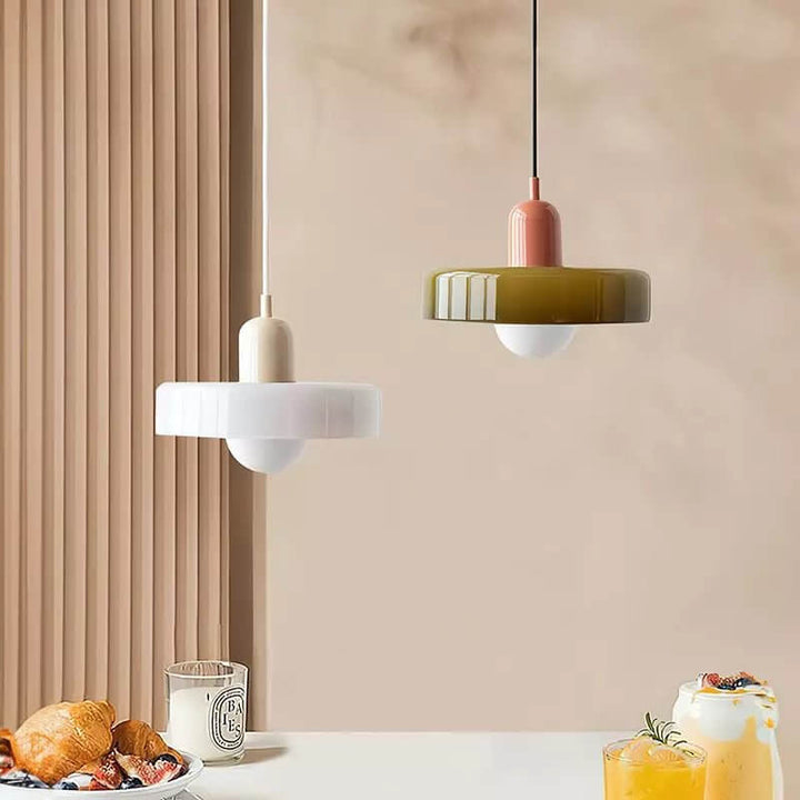 Kleurrijke Glas Hanglamp - Modern Design