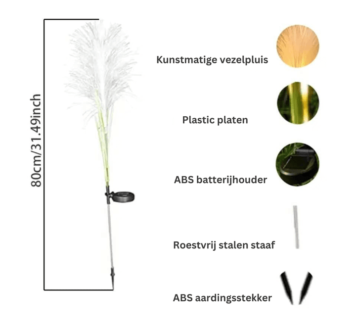 Moderne Buitenlamp op Solar Energie