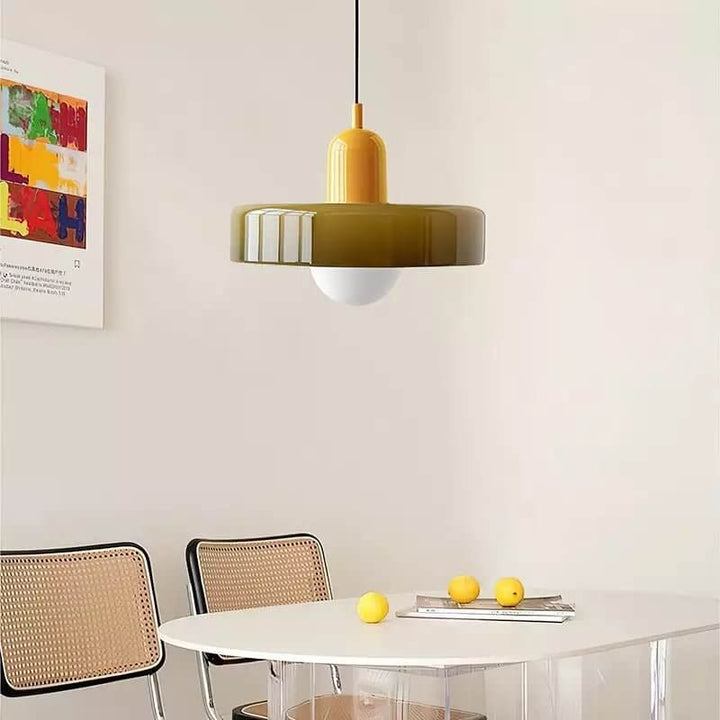 Kleurrijke Glas Hanglamp - Modern Design