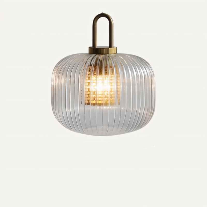 Hanglamp met Glazen Kap - Sfeervolle Verlichting