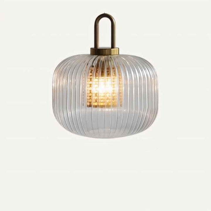 Hanglamp met Glazen Kap - Sfeervolle Verlichting