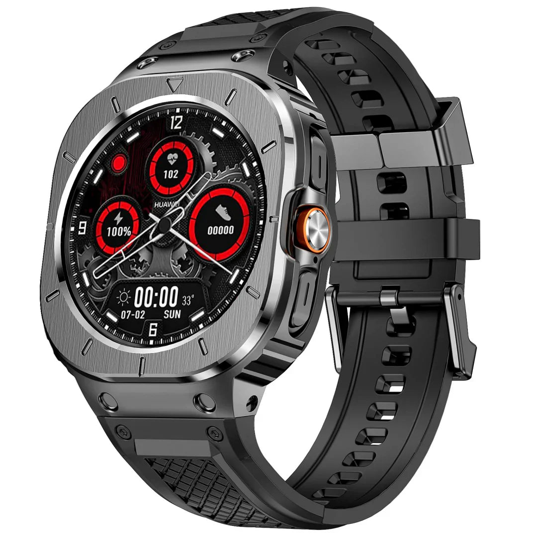 Rugged Roestvrijstalen Behuizingsset voor Samsung Galaxy Watch Ultra