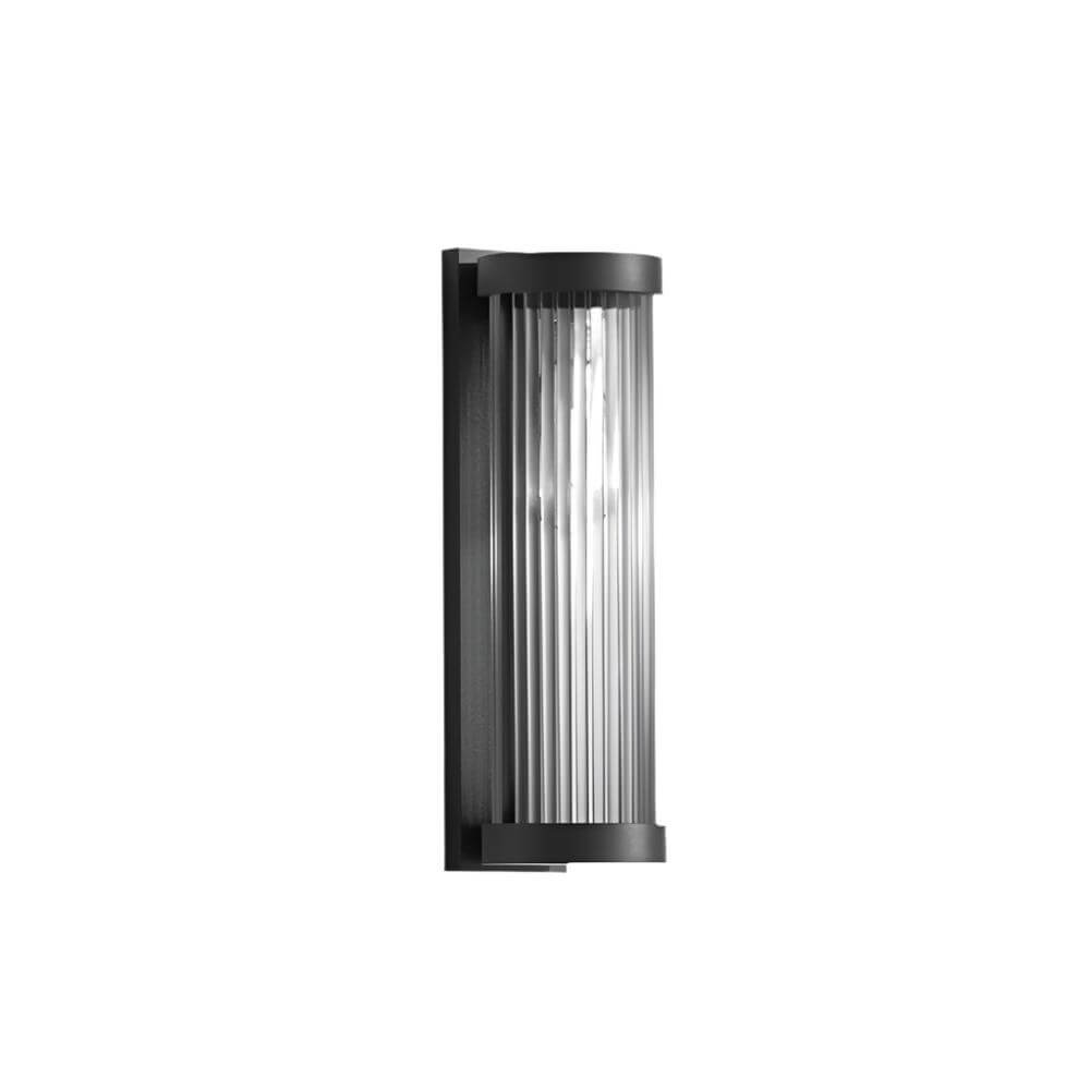 Moderne Buitenlamp Cilindrisch Metaal & Glas