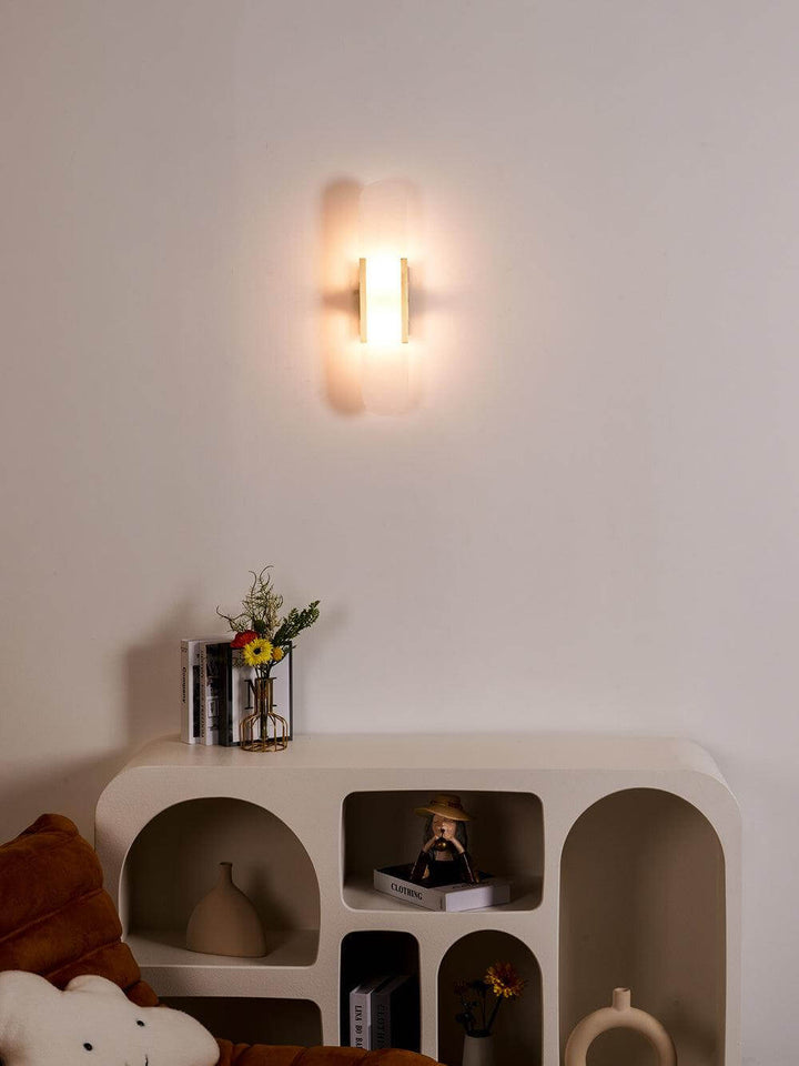 Moderne Wandlamp - Albast & Metaal