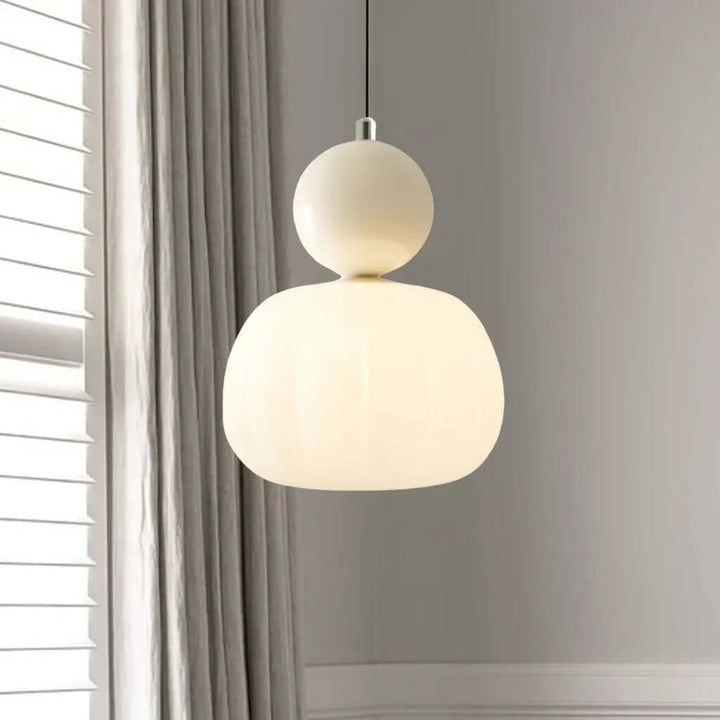 Art Deco Hanglamp - Crème Stijl
