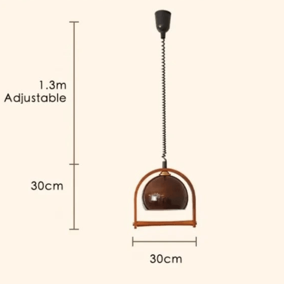 Hanglamp Hout - Bauhaus Design