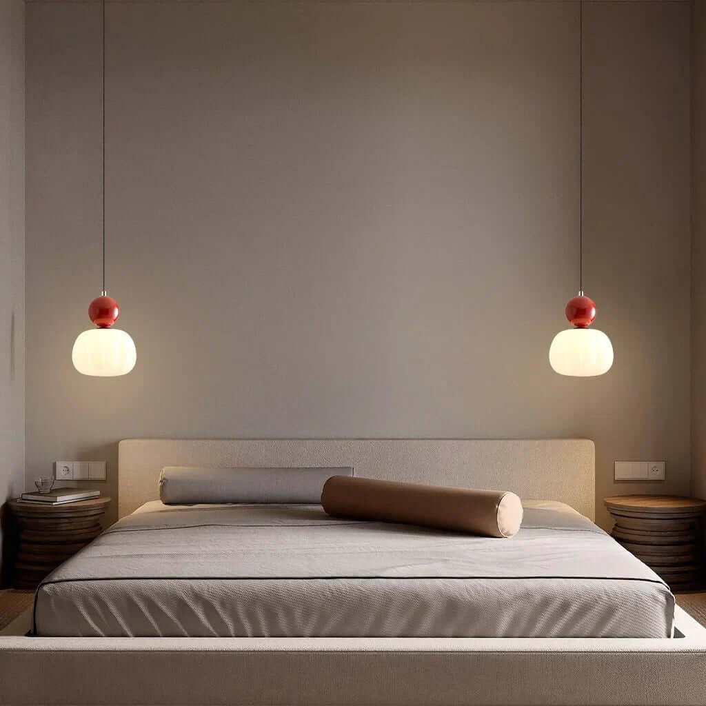 Art Deco Hanglamp - Crème Stijl