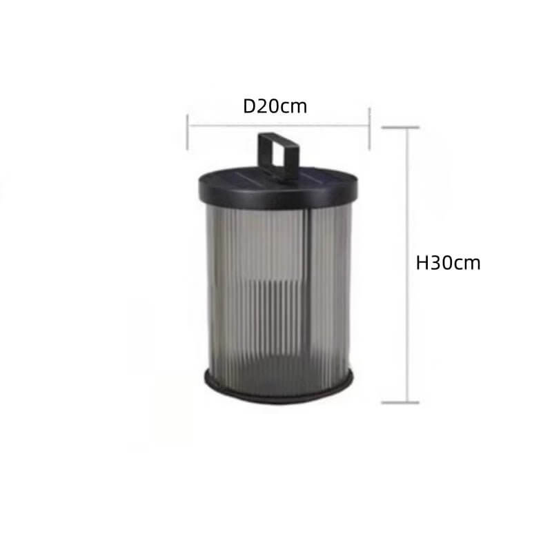 Kristal Glazen Buitenlamp - Solar Energie