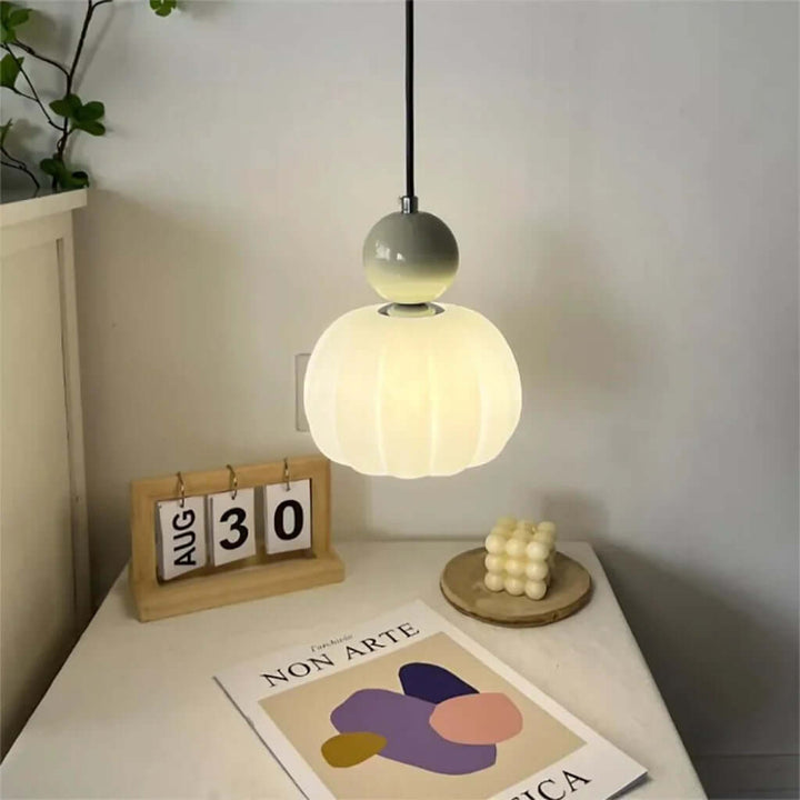 Art Deco Hanglamp - Crème Stijl