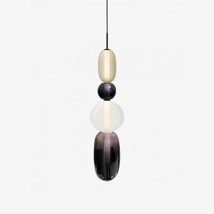 Moderne Hanglamp met Gekleurd Glas