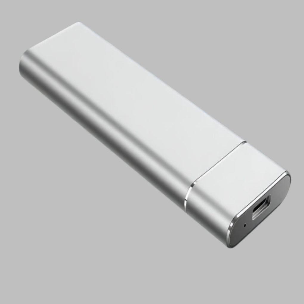 "8TB draagbare SSD, compact en elegant, met supersnelle USB-interface voor razendsnelle gegevensoverdracht en grote opslag."