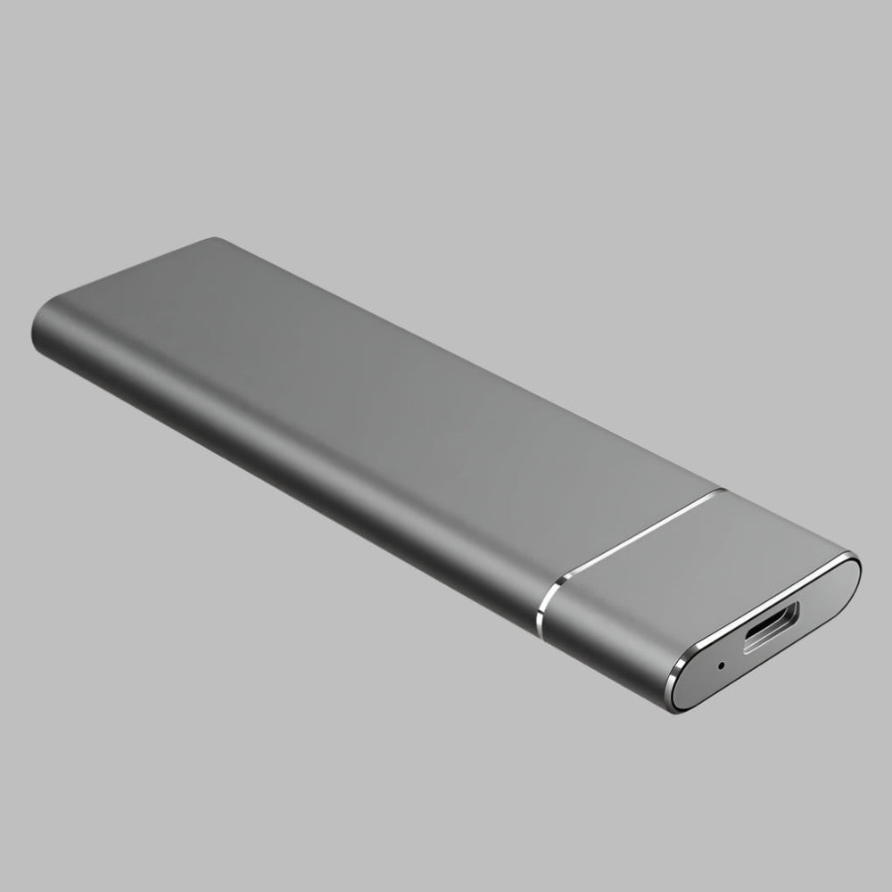 "8TB draagbare SSD, compact en elegant, met supersnelle USB-interface voor razendsnelle gegevensoverdracht en grote opslag."