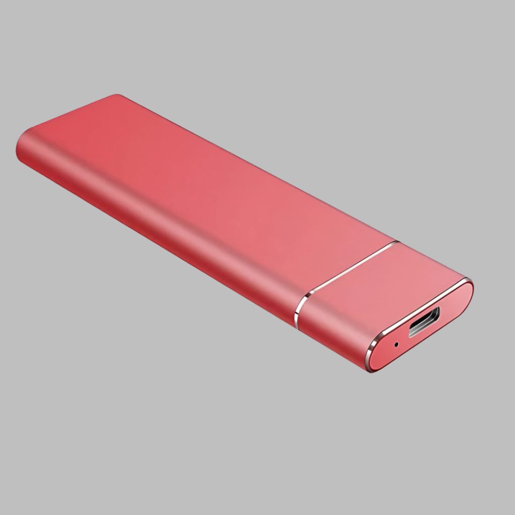 "8TB draagbare SSD, compact en elegant, met supersnelle USB-interface voor razendsnelle gegevensoverdracht en grote opslag."