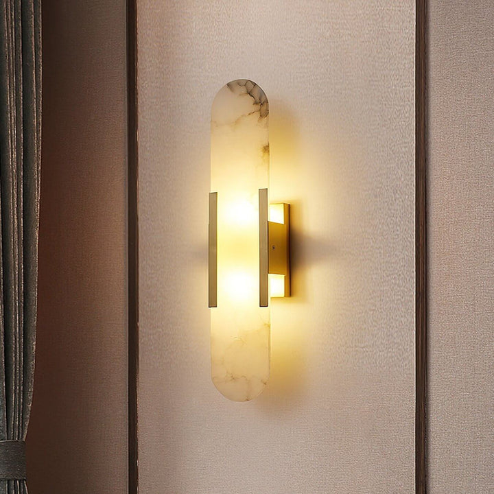 Moderne Wandlamp - Albast & Metaal