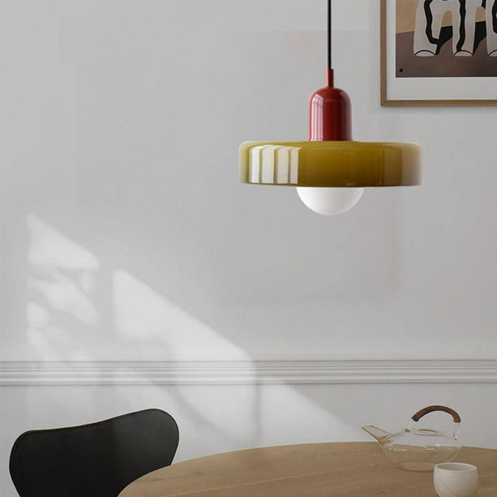 Kleurrijke Glas Hanglamp - Modern Design