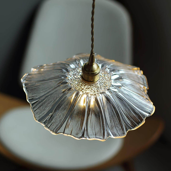 Hanglamp Glas Bloem - Retro Design Verlichting