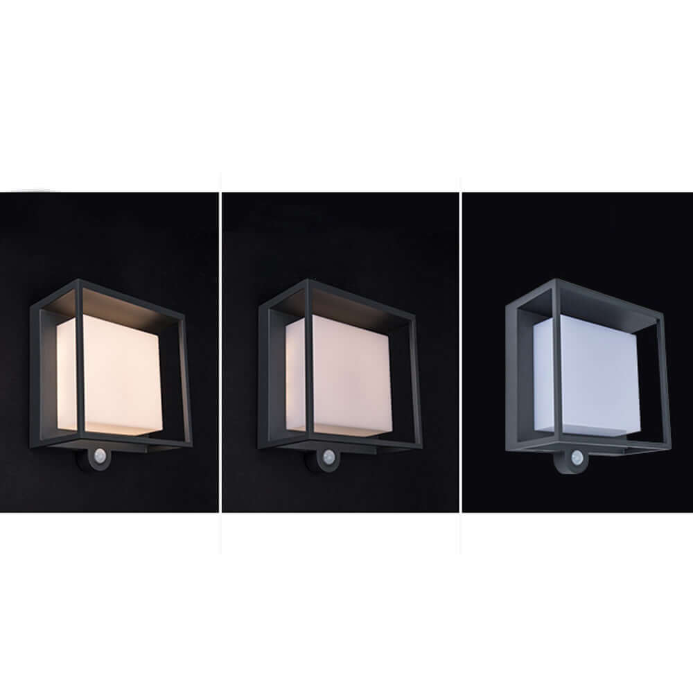 Moderne Buitenwandlamp met Zonne-energie & Sensor