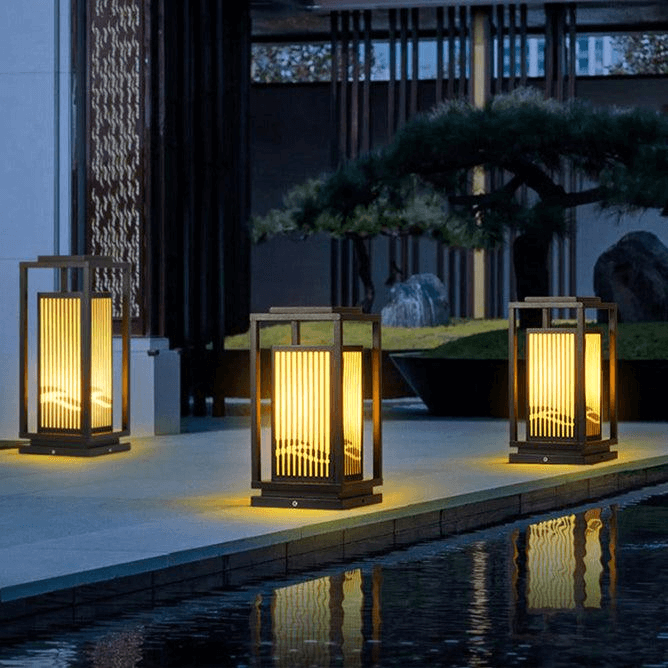 Moderne Buitenlamp op Zonne-energie