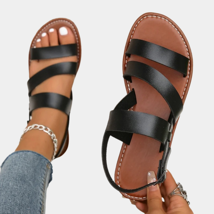 "Bruine dames sandalen met antislipzool, stijlvol zomerontwerp, passend bij strand- en dagelijkse outfits."