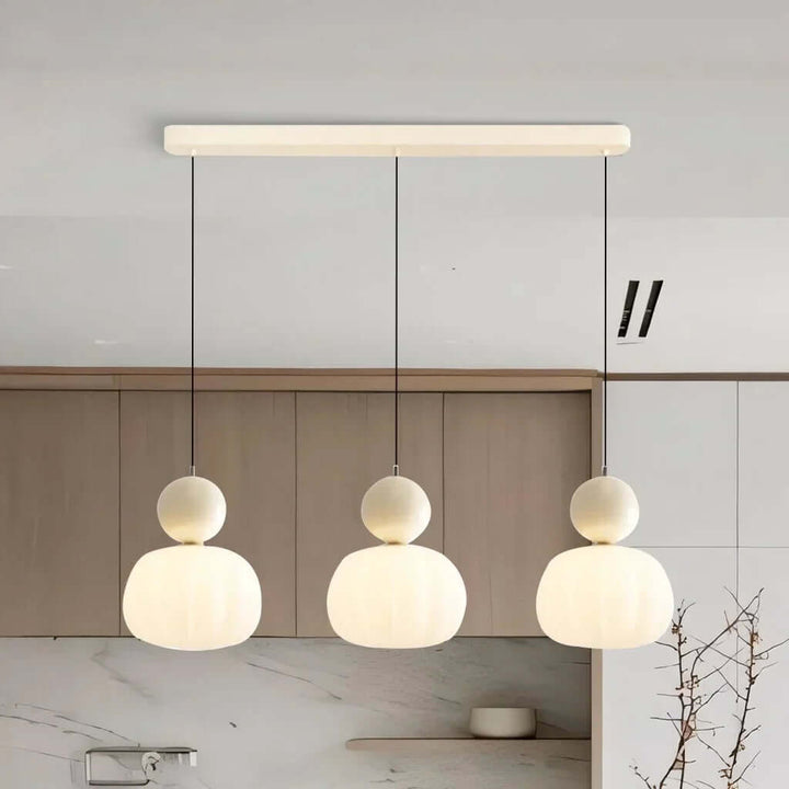 Art Deco Hanglamp - Crème Stijl