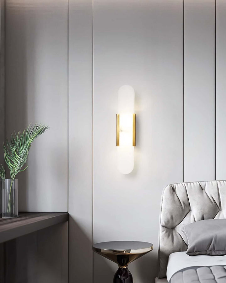 Moderne Wandlamp - Albast & Metaal