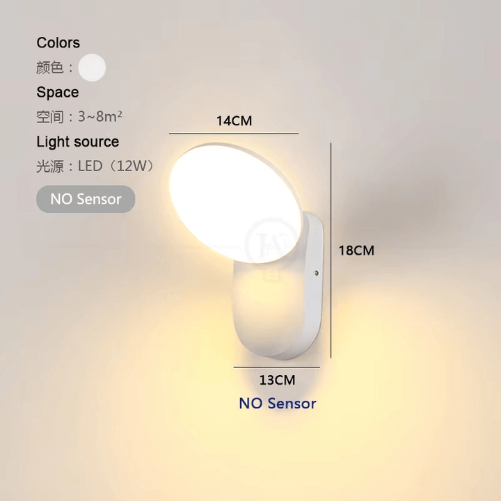 Slimme LED Wandlamp met Bewegingssensor
