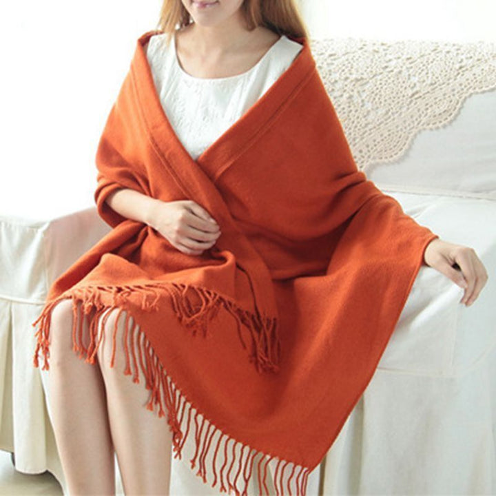 "Coleen kasjmier sjaal met ruitenpatroon in beige, 180x50 cm, modieuze en warme winteraccessoire voor dames."
