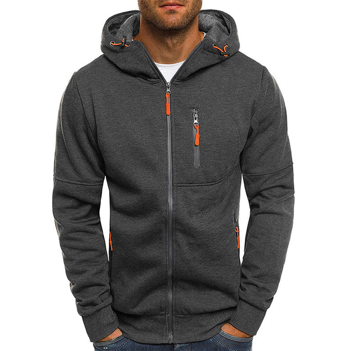 Comfortabele heren hoodie met warme fleecevoering en capuchon, ideaal voor stijl en comfort bij elk weertype.